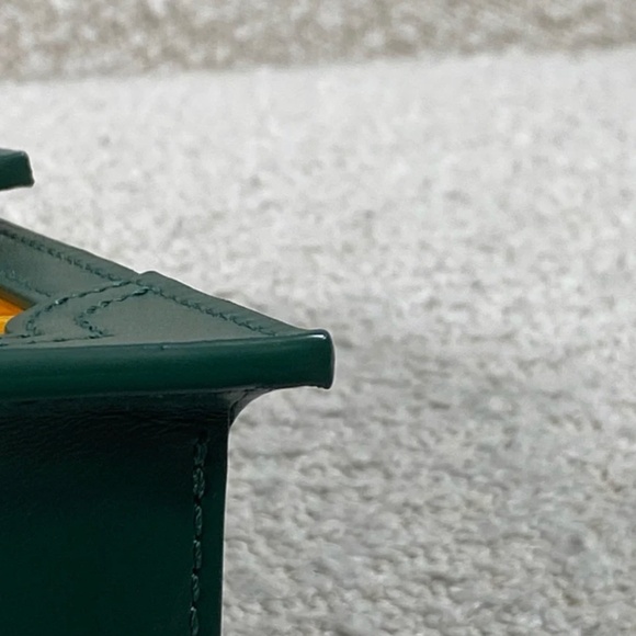 Authentic Pre-Owned CASABLANCA Women's Orange Gradient Embossed Mini Jeanne Bag - Picture 7 of 16